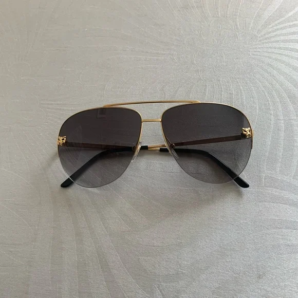 Cartier sunglasses panther head black - Picture 4 of 14